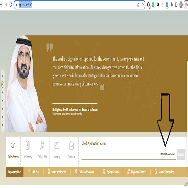 www.ica.gov.ae id card status check online