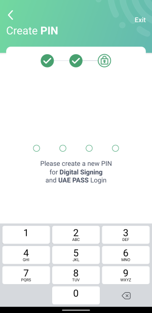 uae pass app registration and login