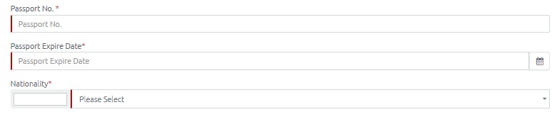 Choose either "Visa" or "Residency" based on your visa type.