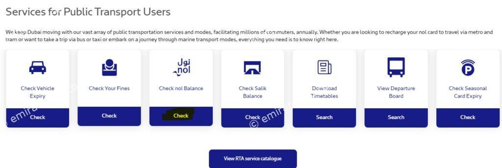 nol rta card balance check online