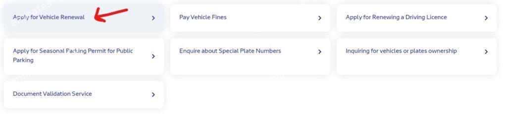 rta renew vehicle online