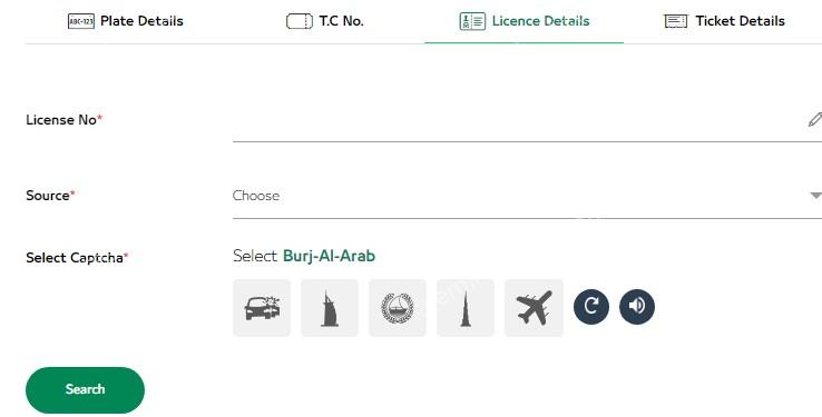 traffic fine check online in each emirate