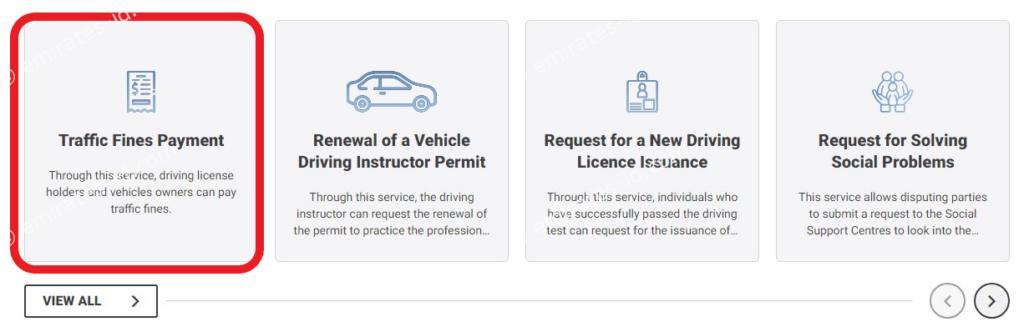 abu dhabi traffic fine check online step by step