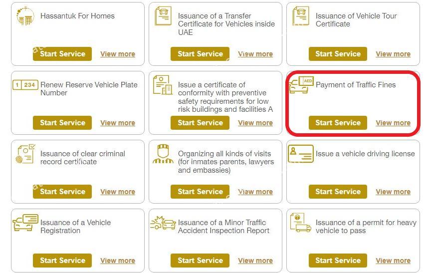 abu dhabi traffic fines check online by emirates id