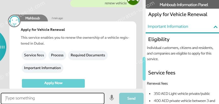 renew vehicle registration dubai online in 2 seconds