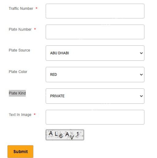 Guide to check abu dhabi plate number