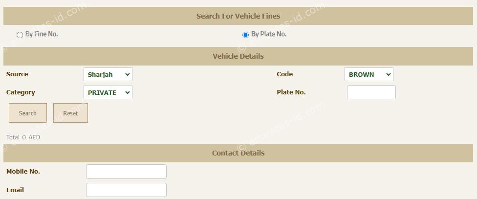 traffic fine inquiry sharjah and payment service