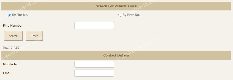 sharjah traffic fines inquiry by plate number and online payment