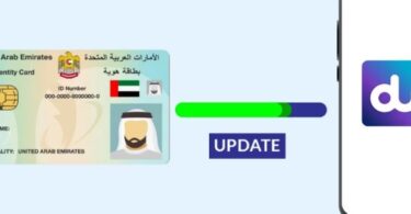 how to update emirates id in du through website, app and store