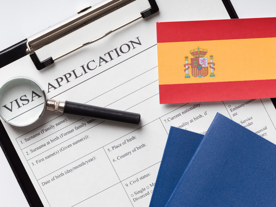 spain visa appointment dubai online step by step