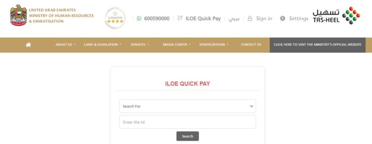 Mohre Iloe Fine Check Online - Emirates Id